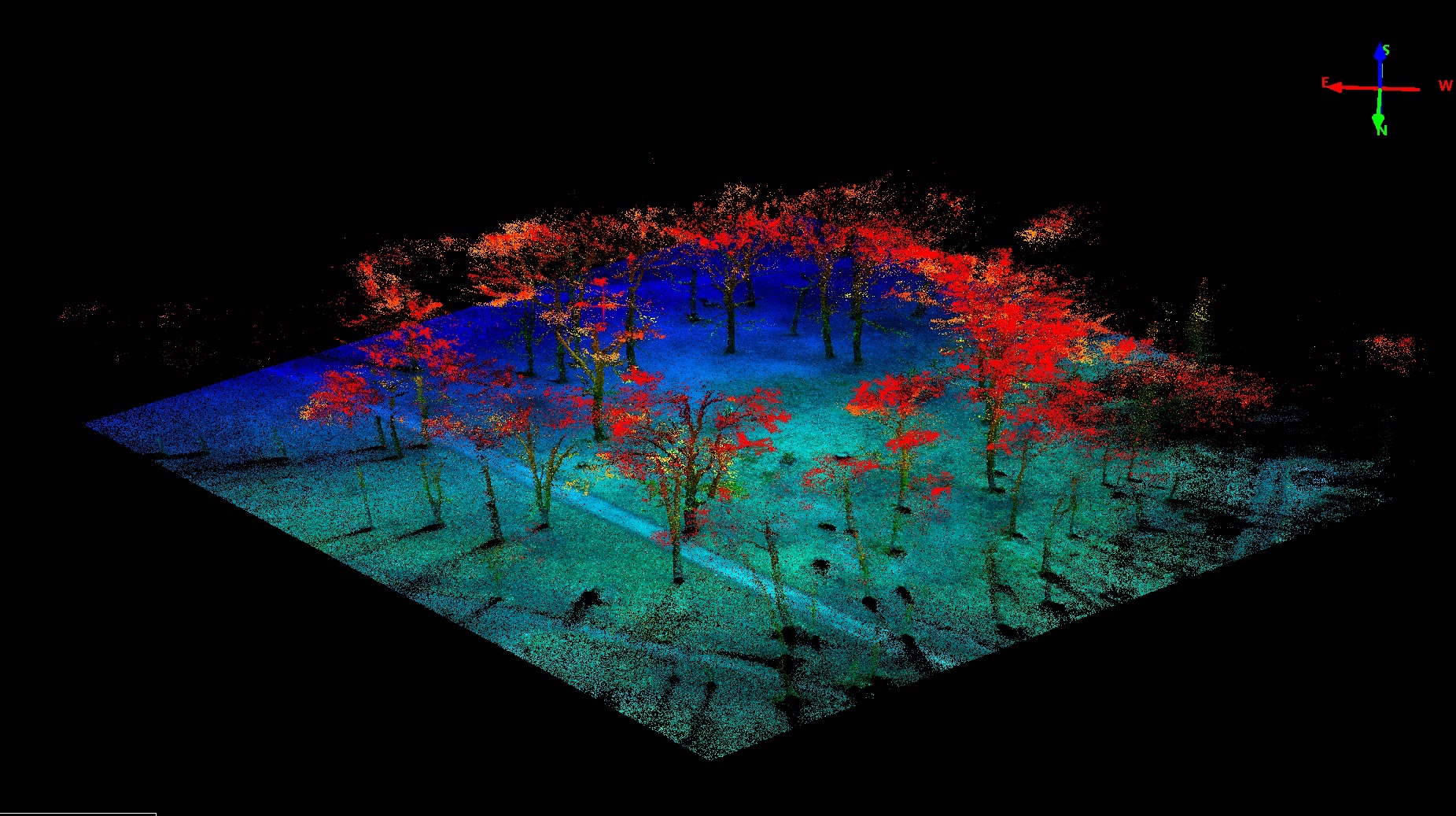 3D point cloud drone mapping
